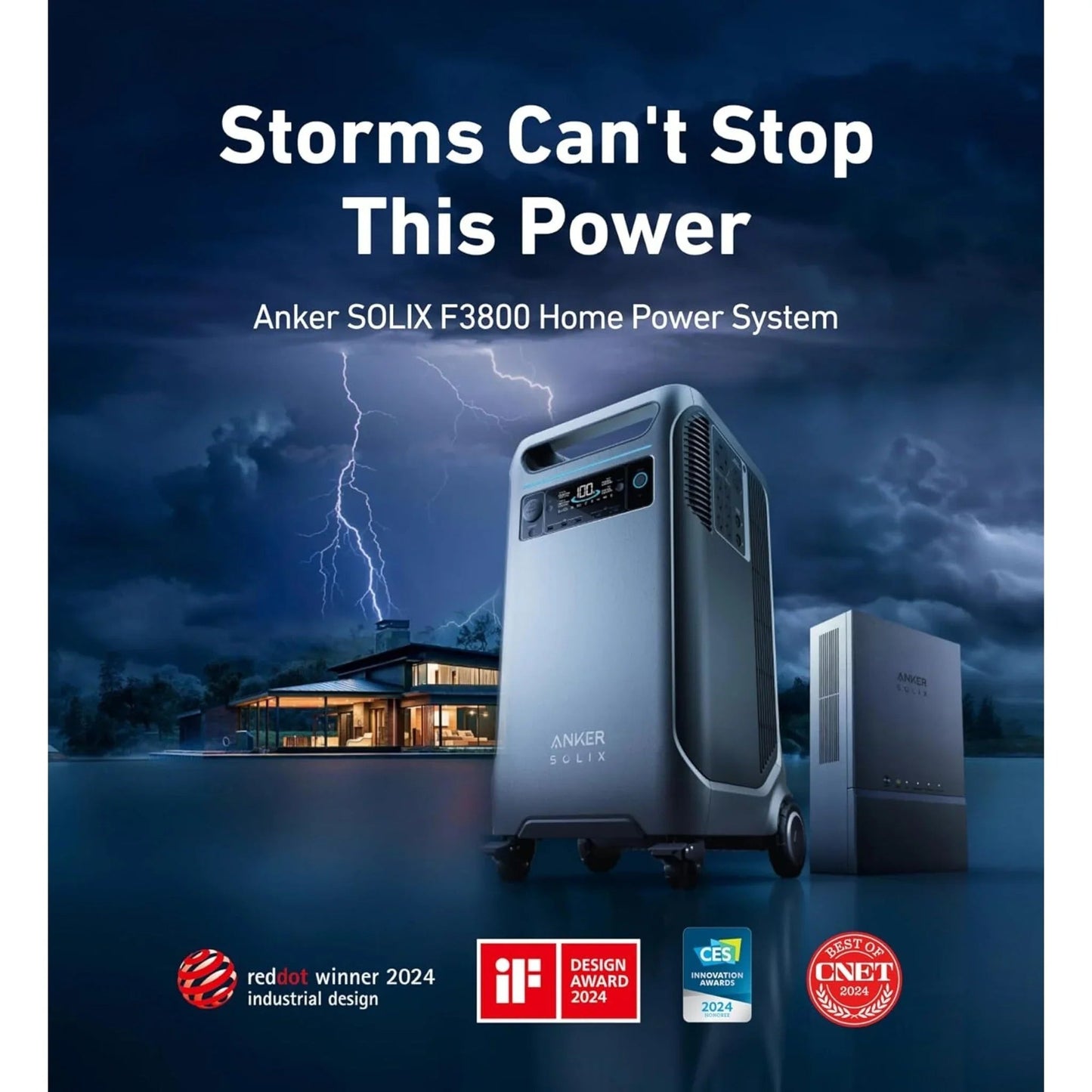 Anker SOLIX F3800 Smart Home Power Kit (With a Free Anker SOLIX F3800 Protective Cover Bag)