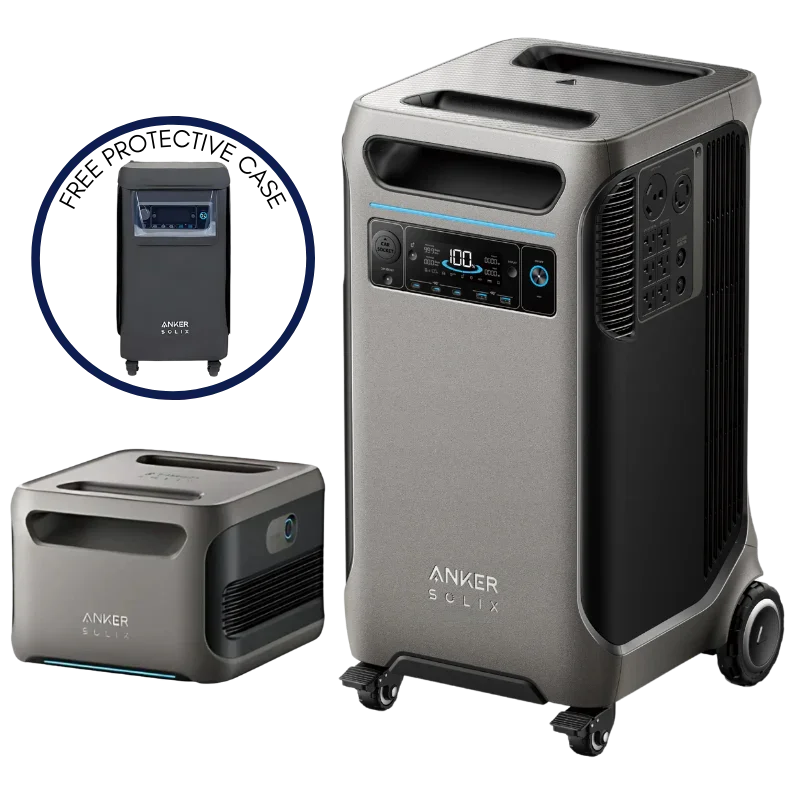 Anker SOLIX F3800 + Expansion Batteries (With a Free Anker SOLIX F3800 Protective Cover Bag)