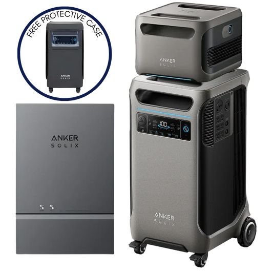 Anker SOLIX F3800+ Expansion Battery + Smart Home Power Kit (With a Free Anker SOLIX F3800 Protective Cover Bag)