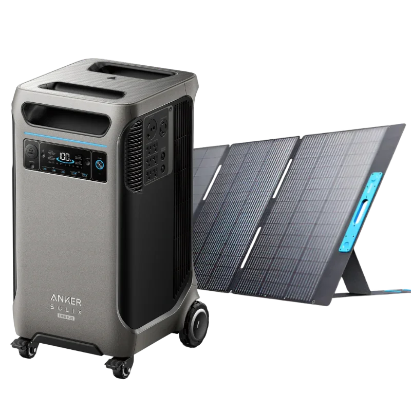 Anker SOLIX F3800 Plus Portable Power Station + 400W Solar Panel