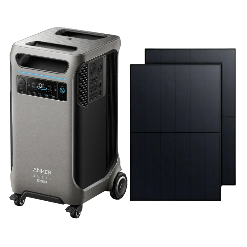 Anker SOLIX F3800 Plus Portable Power Station + 410W Rigid Solar Panel