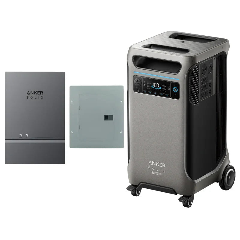 Anker SOLIX F3800 Plus Portable Power Station + Home Power Panel + Sub Panel