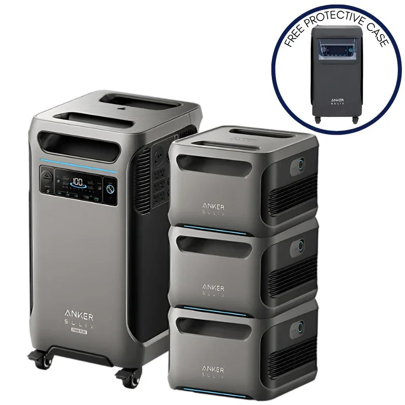 Anker SOLIX F3800 Plus Portable Power Station + Extra Battery