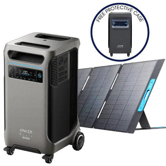 Anker SOLIX F3800 Plus Portable Power Station + 400W Solar Panel