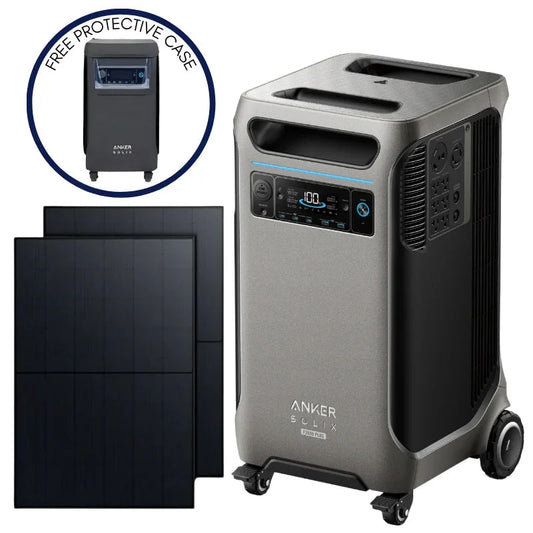 Anker SOLIX F3800 Plus Portable Power Station + 410W Rigid Solar Panel