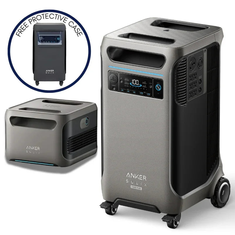 Anker SOLIX F3800 Plus Portable Power Station + Extra Battery