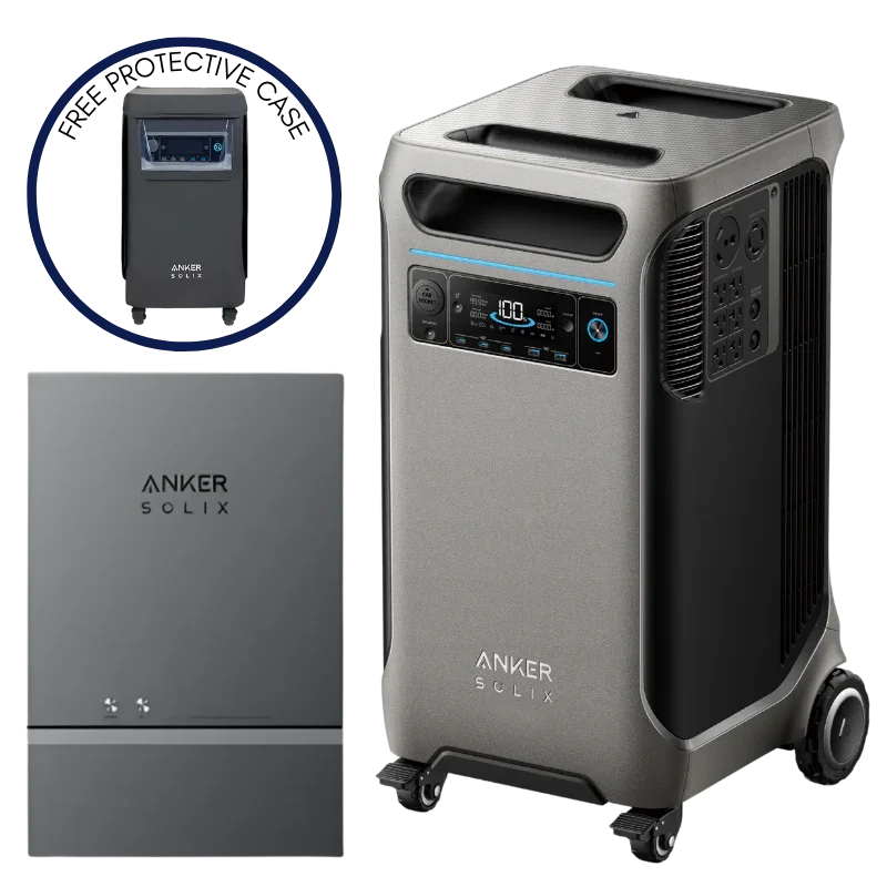 Anker SOLIX F3800 Smart Home Power Kit (With a Free Anker SOLIX F3800 Protective Cover Bag)