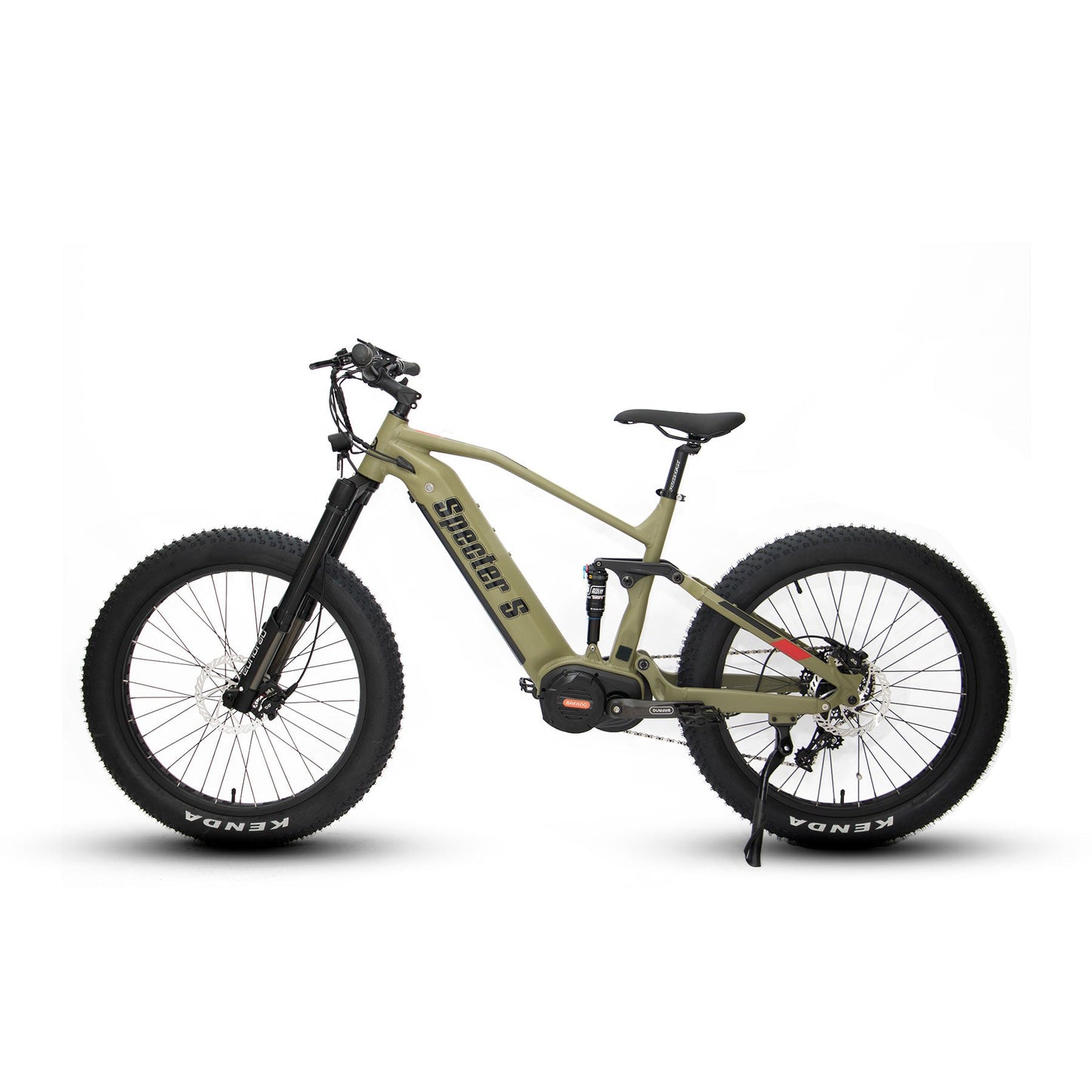Specter S 3.0 Fat Tire Electric Bike 26 Inch 1000W Mid Motor Dual Battery 48V 17.5Ah Suspension