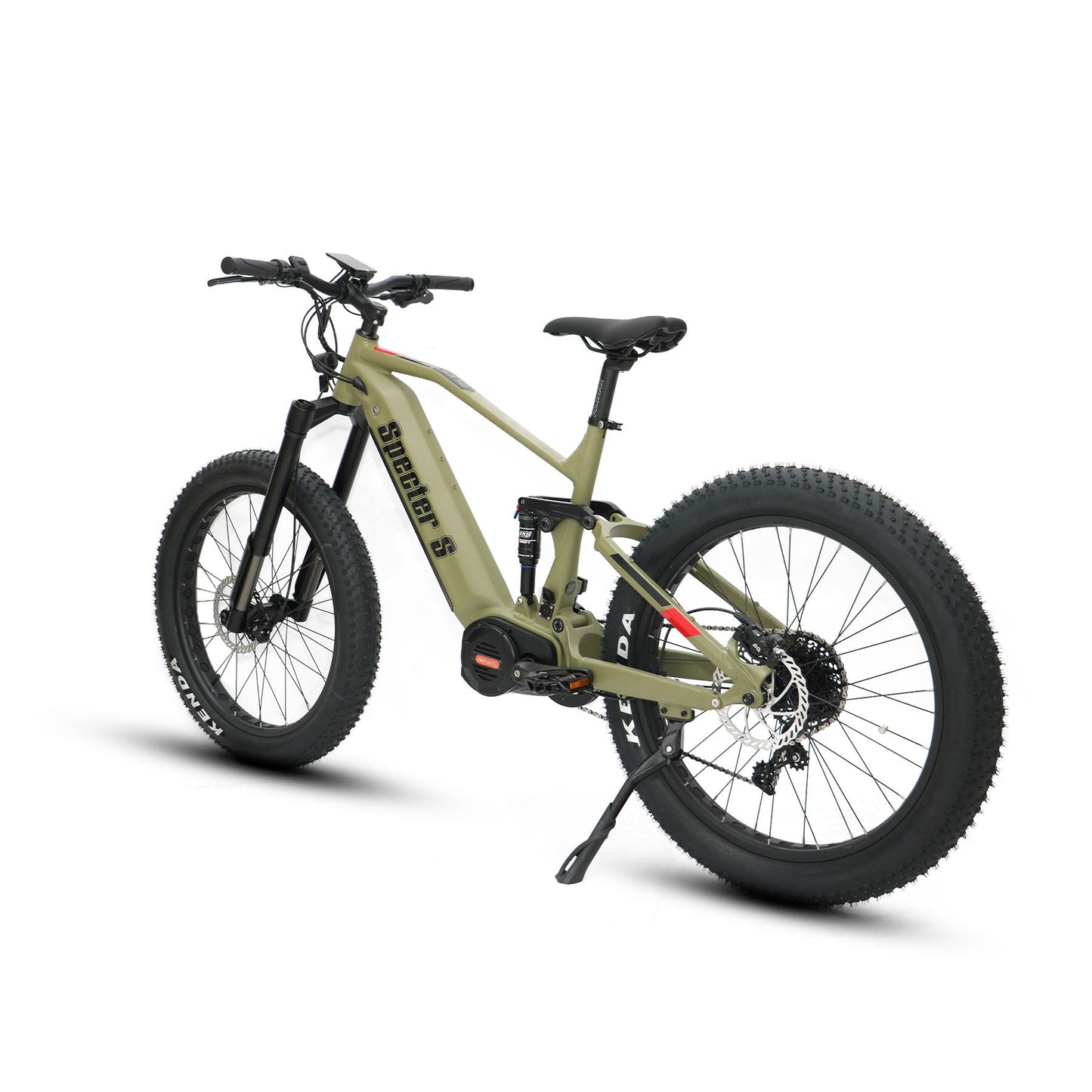 Specter S 3.0 Fat Tire Electric Bike 26 Inch 1000W Mid Motor Dual Battery 48V 17.5Ah Suspension