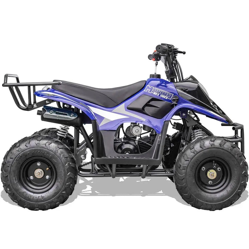 Mototec Rex 110cc 4-stroke Kids Gas Atv Blue MotoTec