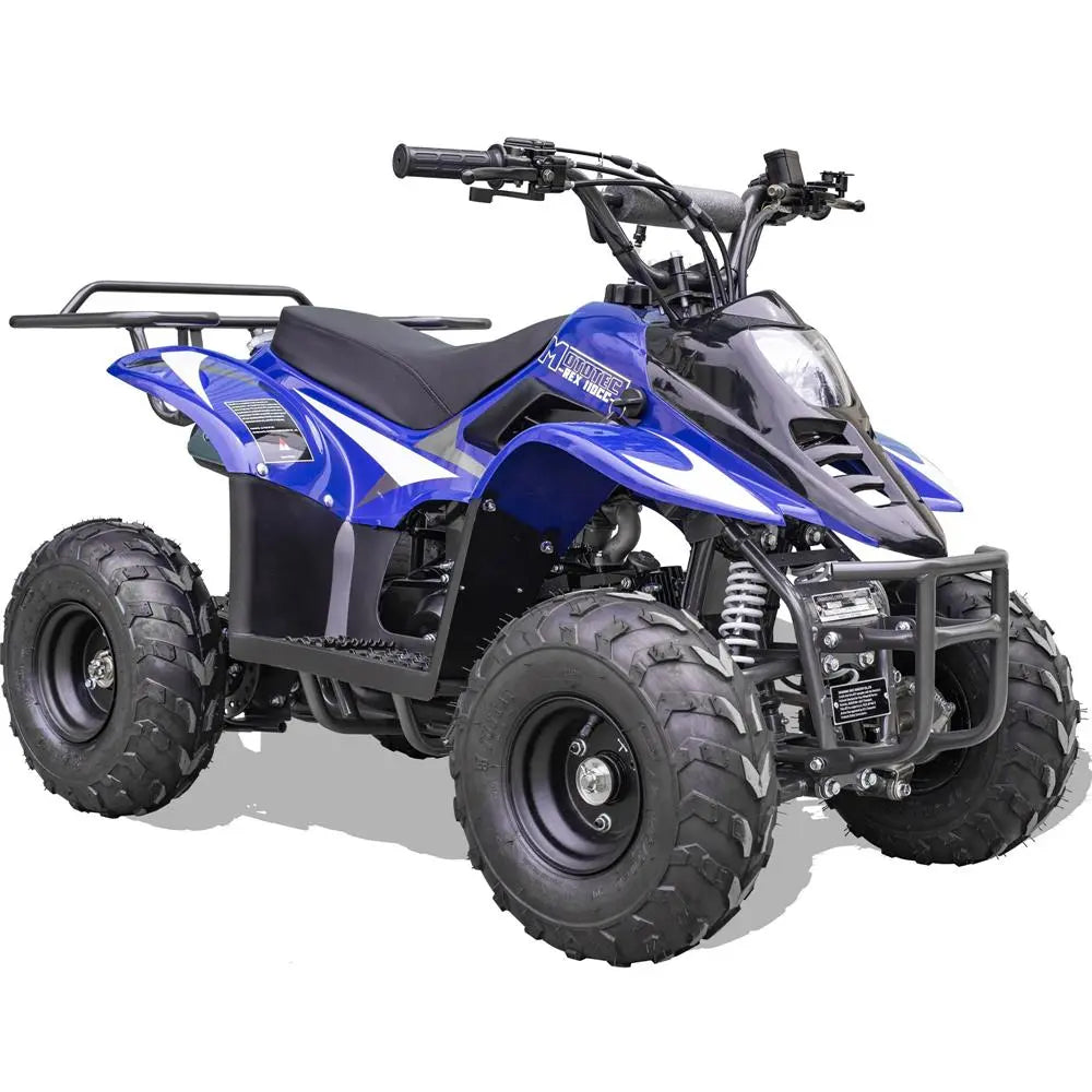 Mototec Rex 110cc 4-stroke Kids Gas Atv Blue MotoTec