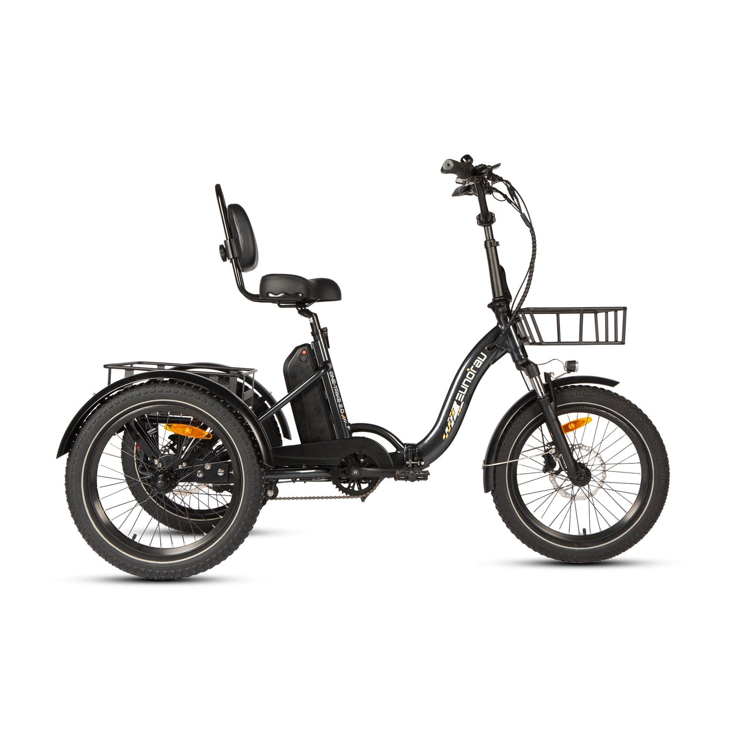 One Trike 2.0 20-Inch Rear Drive Electric Tricycle With 48V 500W Motor, 50 Mile Range, 440 Lb Payload, 20 MPH