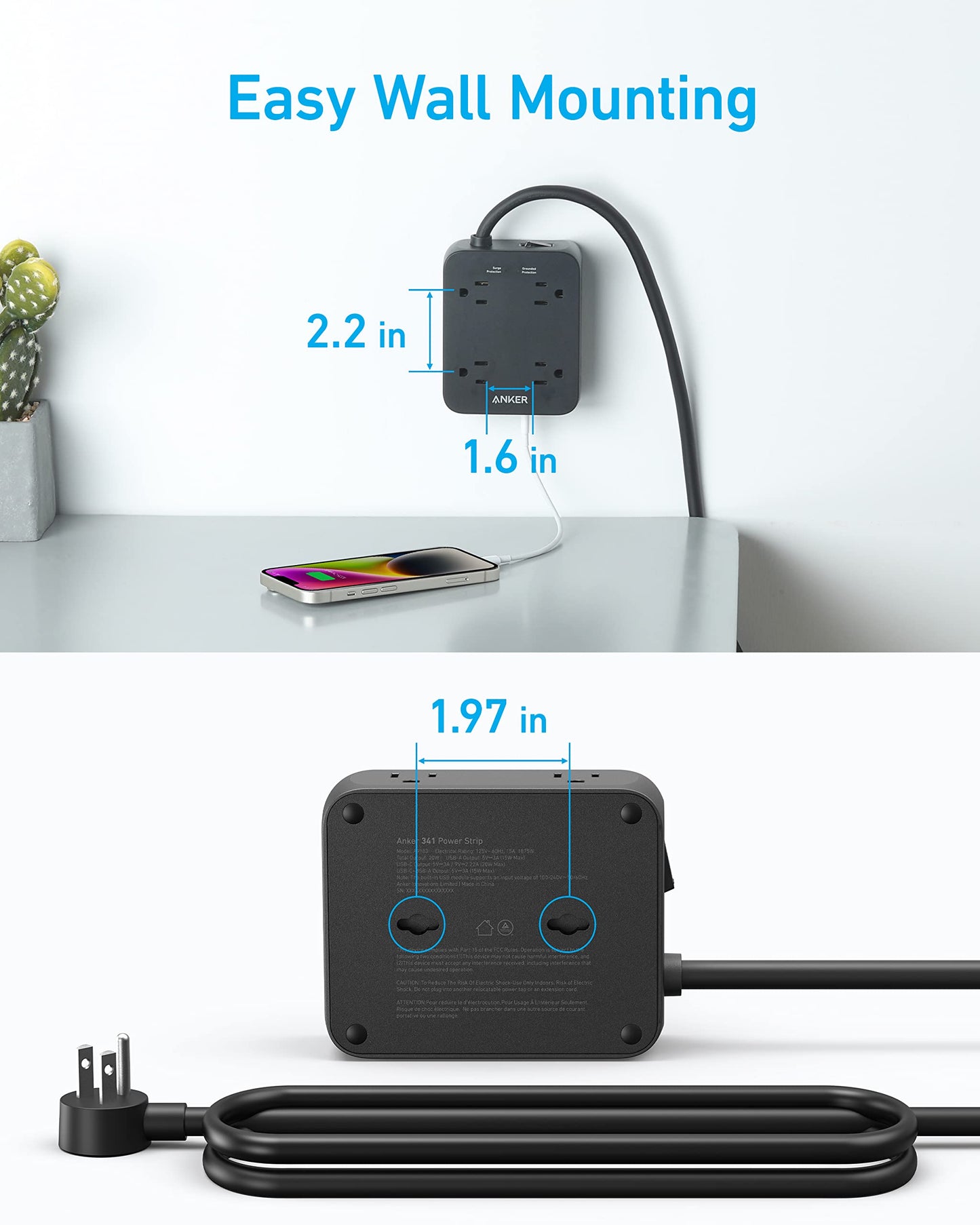 Anker <b>341</b> USB Power Strip