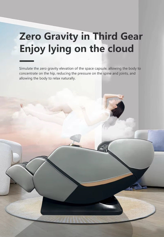 Zero Gravity Full-Body Massage Chair with Heat, Bluetooth & AI Voice Control