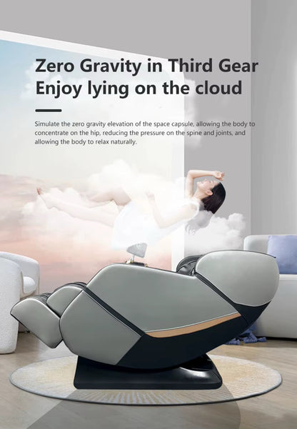 Zero Gravity Full-Body Massage Chair with Heat, Bluetooth & AI Voice Control by Swag House Store