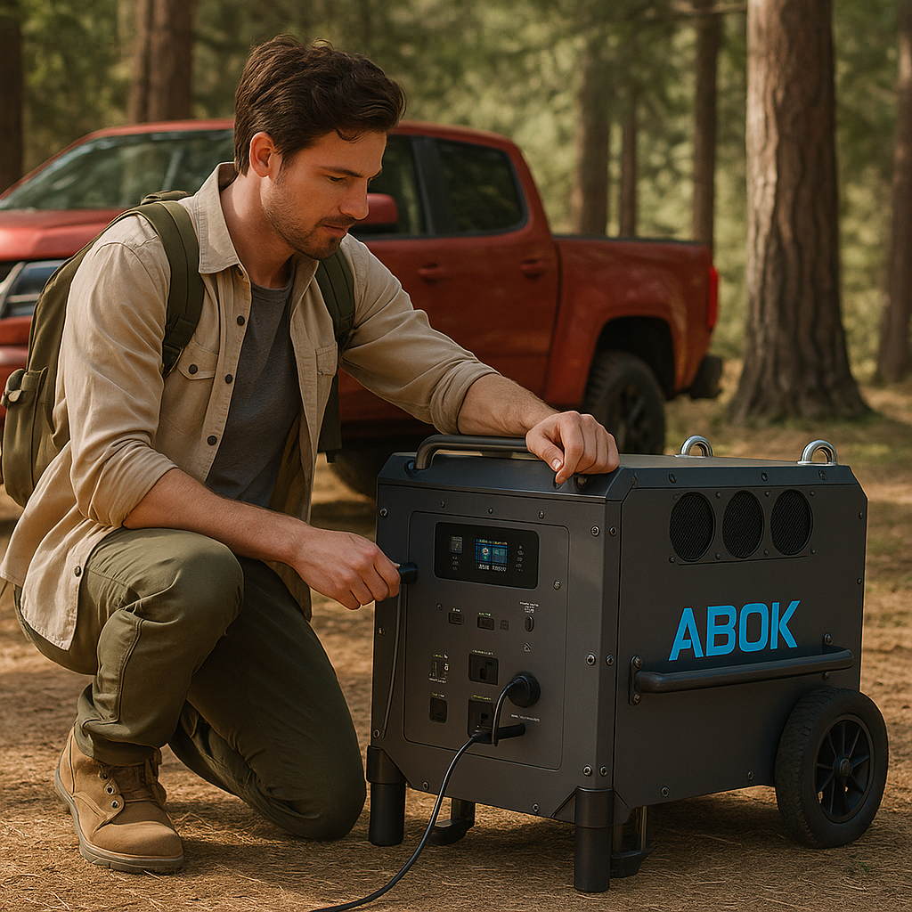 7200W LiFePO₄ Solar Generator – 9.8kWh Portable Power Station for Home Backup, RVs & Off-Grid Living