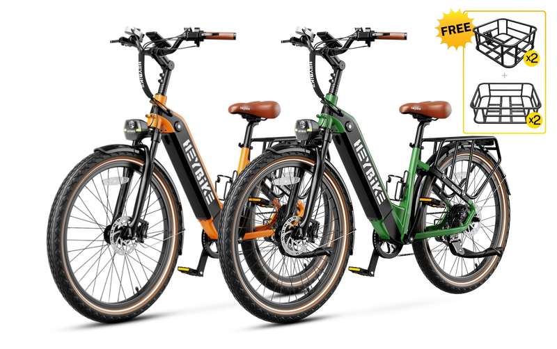 HeyBike Cityrun Combo Electric Bikes Bundle — 500W Motors