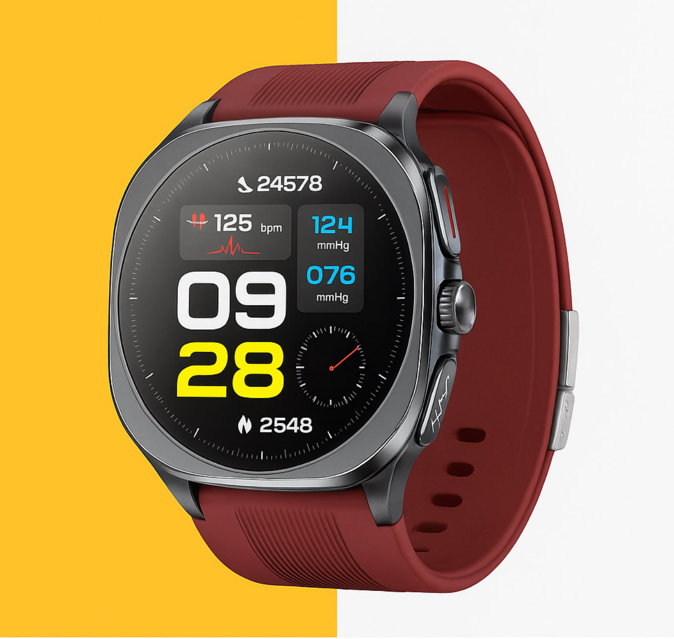 Smart Health Management Watch – ECG + Blood Pressure + NFC