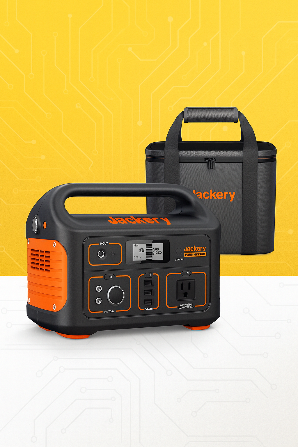 Jackery Explorer 500 Portable Power Station – 518 Wh | 500 W Output | Lightweight Solar Generator