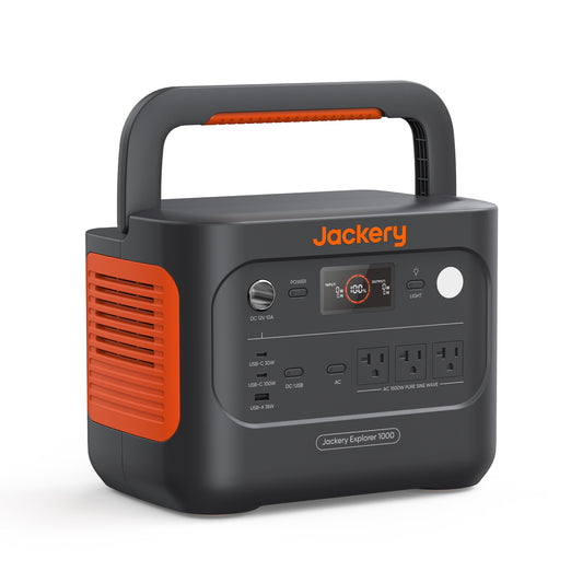 Jackery Explorer 1000 V2 – Solar Generator (E1000 V2 + 100W Solar Panel)