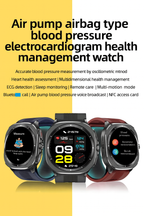 Smart Health Management Watch – ECG + Blood Pressure + NFC