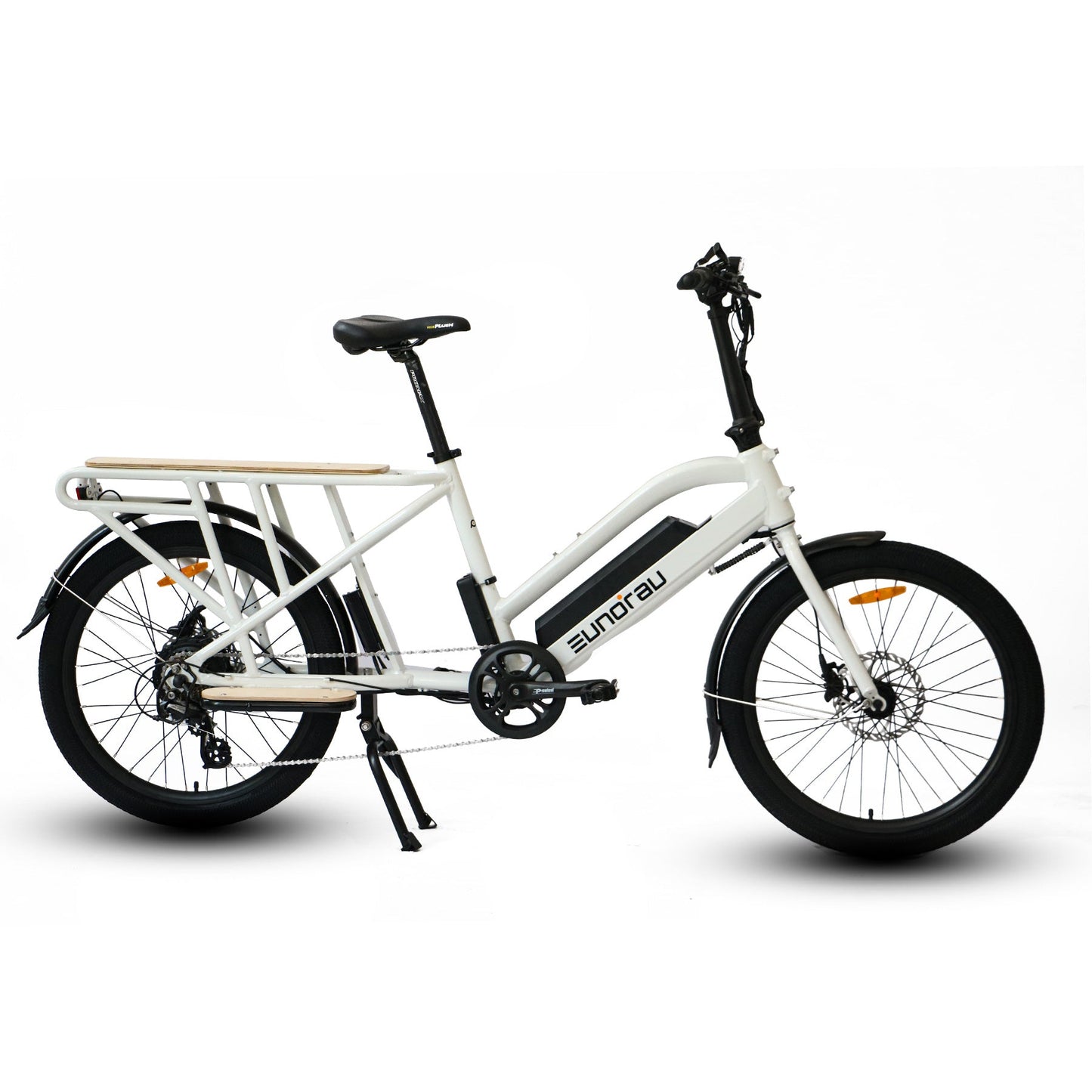 MAX-CARGO 2.0 24 Inch City Tire E Bike Dual Battery 80 Plus Miles Range 750W Rear Hub Motor