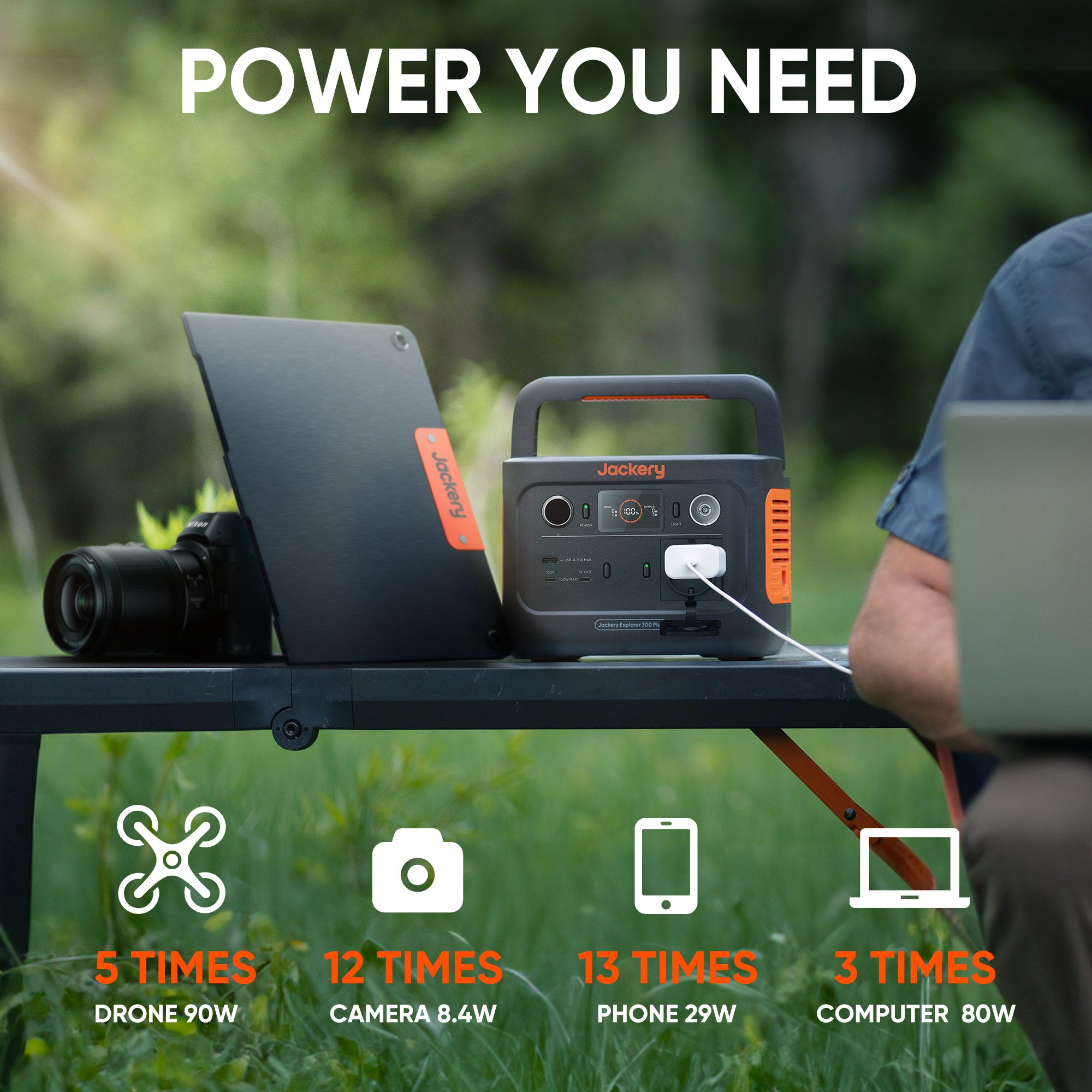 Jackery Explorer 300 Plus Portable Power Station – 288 Wh | 300 W Output | LiFePO₄ Battery