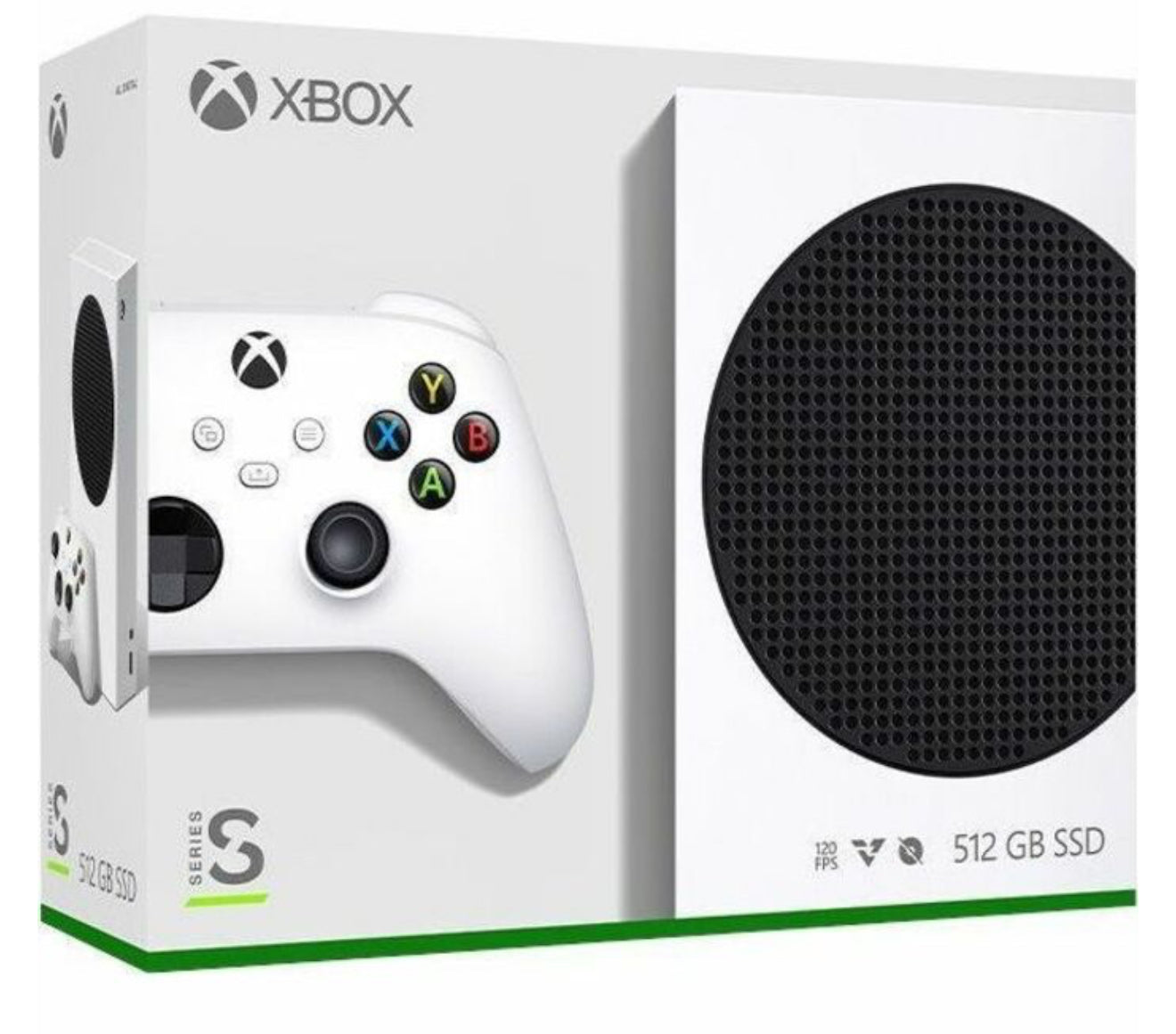 Microsoft Xbox Series S – Next-Gen All-Digital Gaming Console (512GB SSD, White)