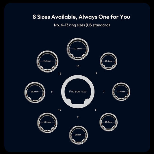 Titanium Smart Ring — Health, Fitness & Sleep Monitor by Swag House Store