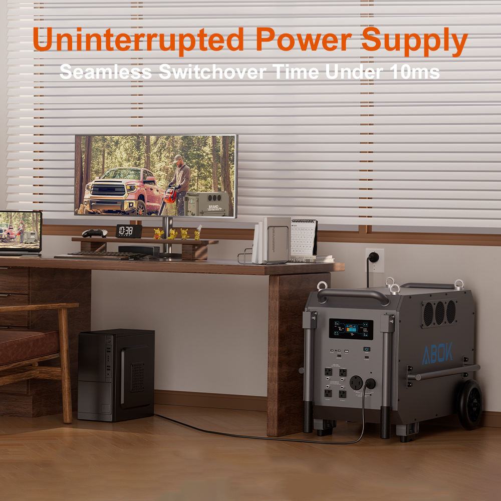 7200W LiFePO₄ Solar Generator – 9.8kWh Portable Power Station for Home Backup, RVs & Off-Grid Living