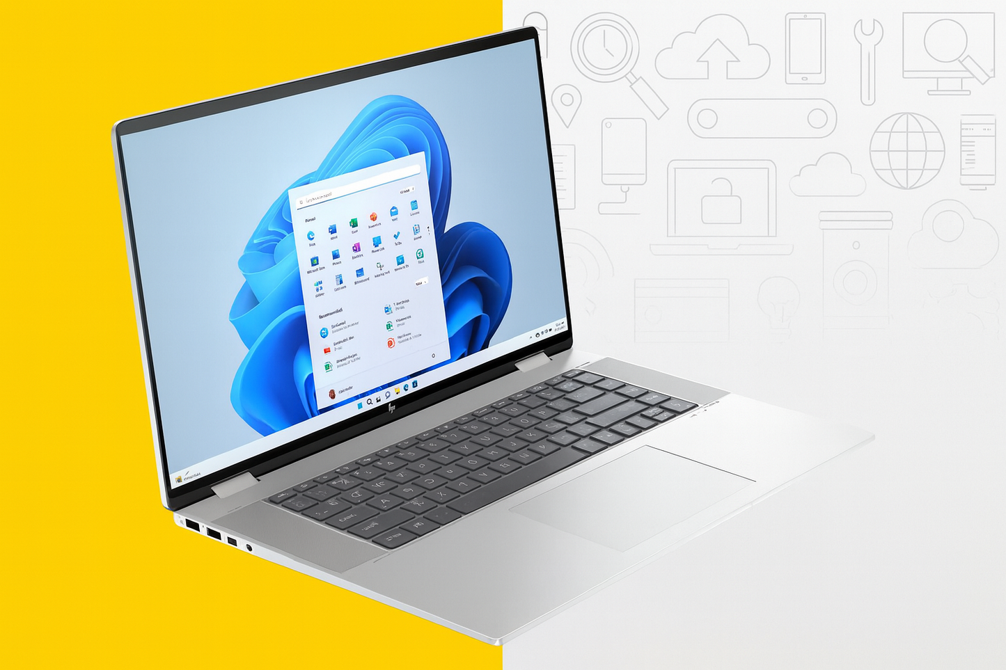 HP Envy x360 16” Touchscreen 2-in-1 Laptop –16GB RAM – 1TB SSD – Windows 11 Home – Glacier Silver (Refurbished) by Swag House Store
