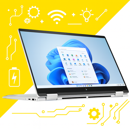 HP Envy x360 16” Touchscreen 2-in-1 Laptop –16GB RAM – 1TB SSD – Windows 11 Home – Glacier Silver (Refurbished) by Swag House Store