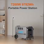 7200W LiFePO₄ Solar Generator – 9.8kWh Portable Power Station for Home Backup, RVs & Off-Grid Living