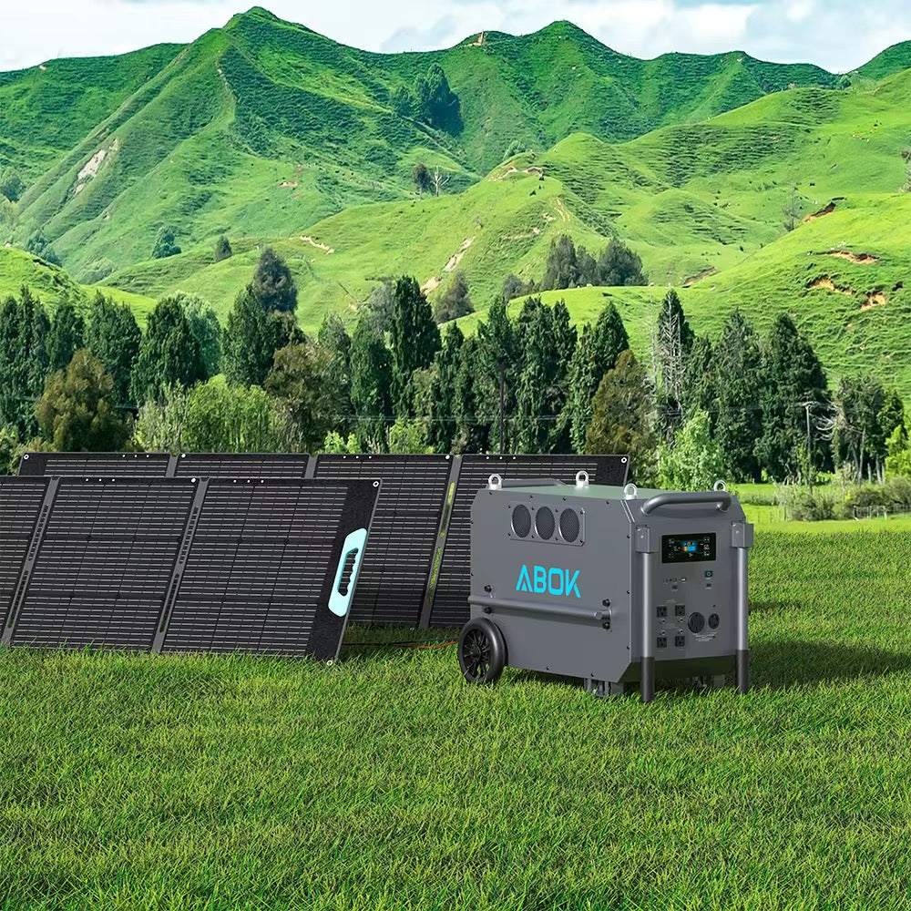 7200W LiFePO₄ Solar Generator – 9.8kWh Portable Power Station for Home Backup, RVs & Off-Grid Living