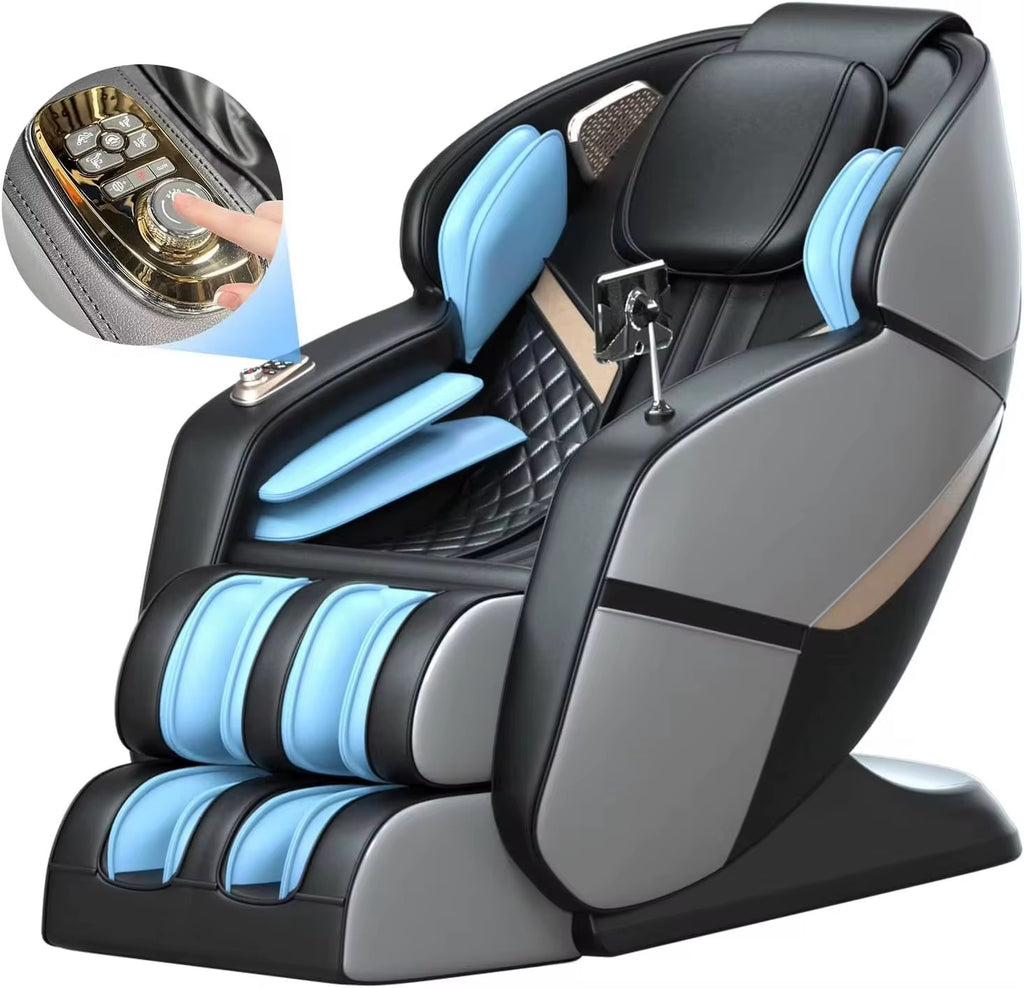 Zero Gravity Full-Body Massage Chair with Heat, Bluetooth & AI Voice Control