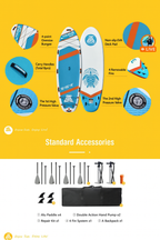 Mega Inflatable SUP Board – 10 Person Paddle Board (5-Year Warranty + Complete Kit)