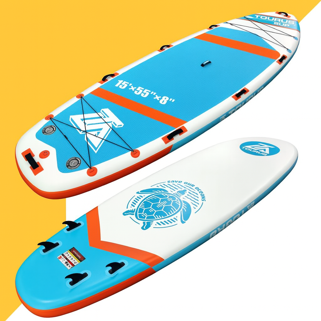 Mega Inflatable SUP Board – 10 Person Paddle Board (5-Year Warranty + Complete Kit)