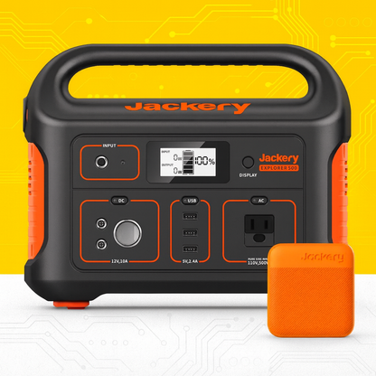 Jackery Explorer 500 Portable Power Station – 518 Wh | 500 W Output | Lightweight Solar Generator by Swag House Store