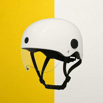 High-Tech Motorcycle Helmet with Bluetooth Connectivity and Motion Cameras by Doba