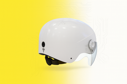 High-Tech Motorcycle Helmet with Bluetooth Connectivity and Motion Cameras by Doba