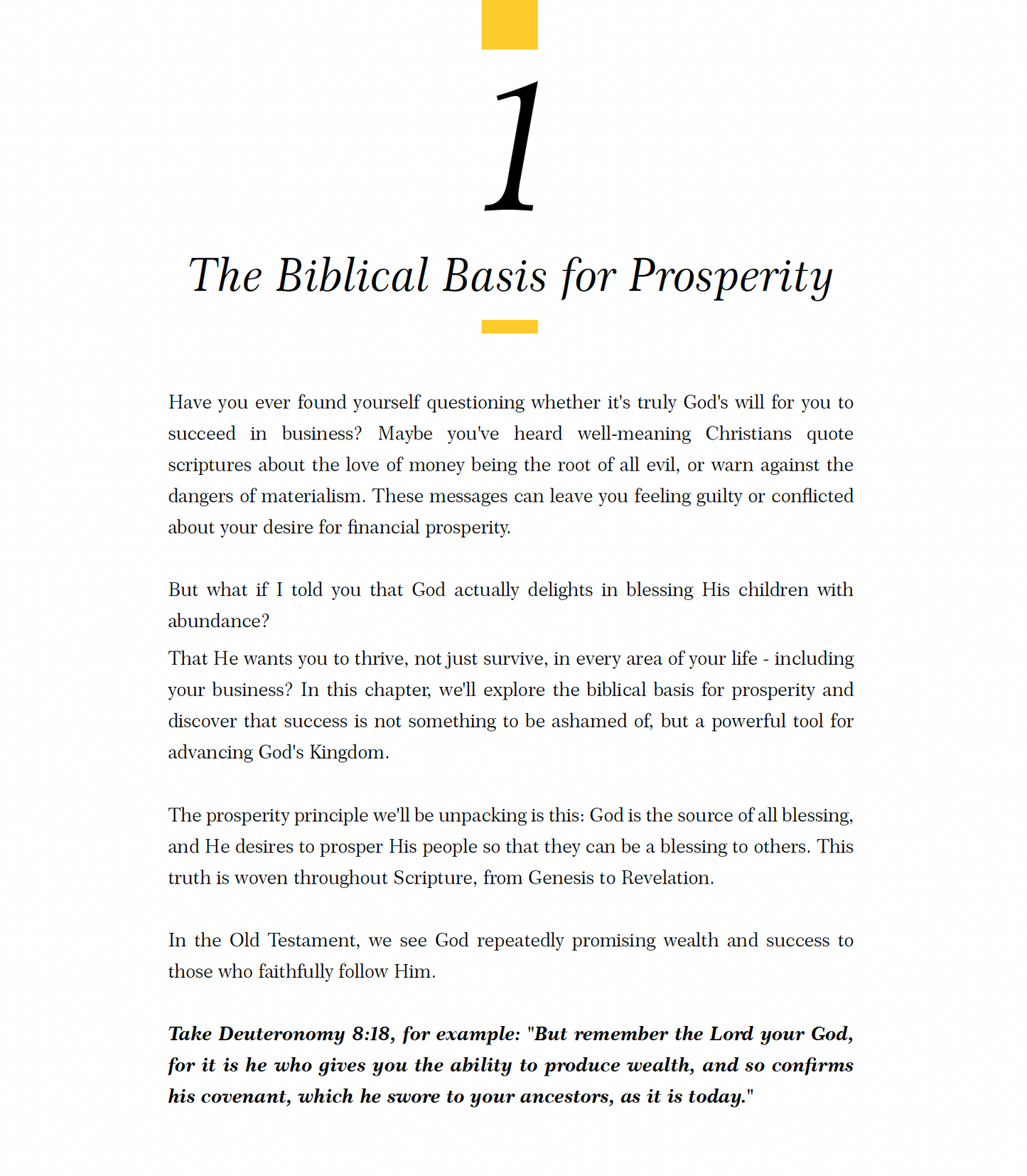 Prayer for Prosperity -  A Christian Entrepreneur's Guide to Prosperity