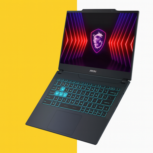 MSI Cyborg 14 Gaming Laptop – 14” Intel Core i5 – 16 GB RAM – 512 GB SSD – RTX 3050 4 GB – 144 Hz FHD+ Display – Windows 11 Pro – Core Black by Swag House Store