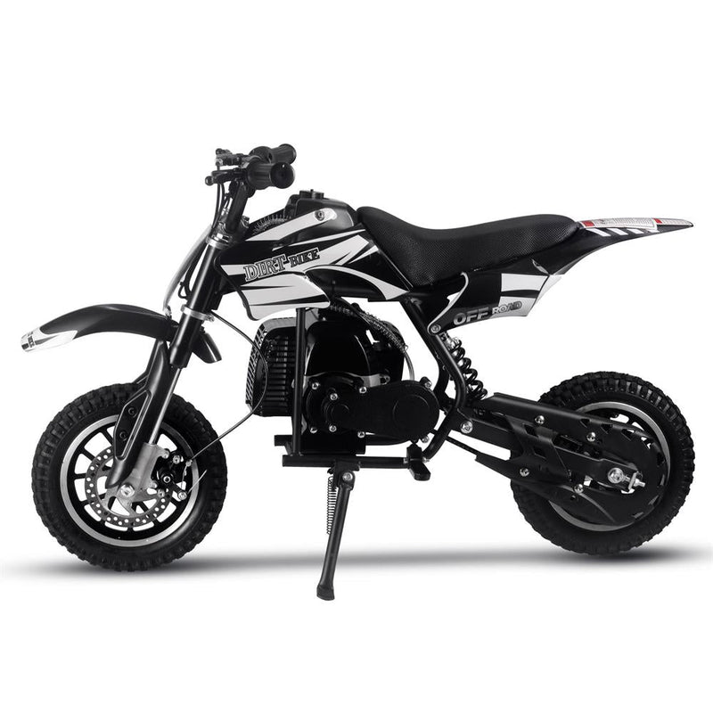MotoTec Alien 50cc 2-Stroke Kids Dirt Bike Black