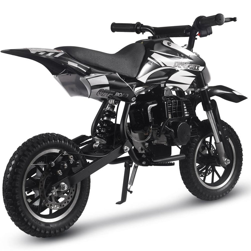 MotoTec Alien 50cc 2-Stroke Kids Dirt Bike Black