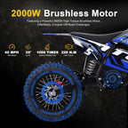 MotoTec Pro 60V 2000W Electric Dirt Bike