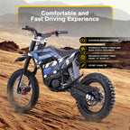 MotoTec Pro 60V 2000W Electric Dirt Bike
