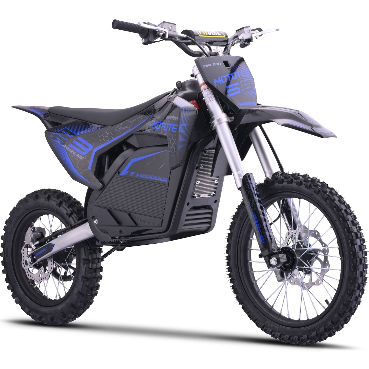 MotoTec Pro 72V 5000W Electric Dirt Bike — Up to 50 MPH, 40 mi Range by Swag House Store