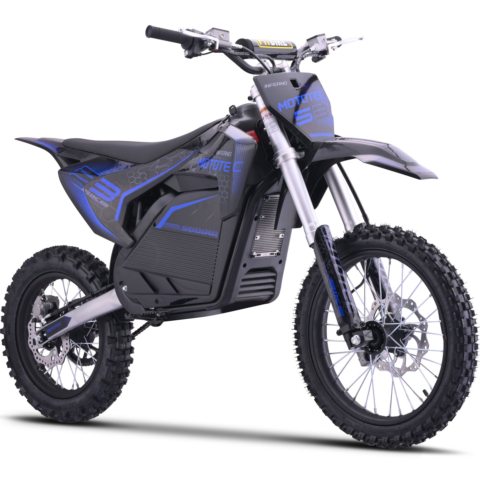 MotoTec Pro 72V 5000W Electric Dirt Bike — Up to 50 MPH, 40 mi Range by Swag House Store