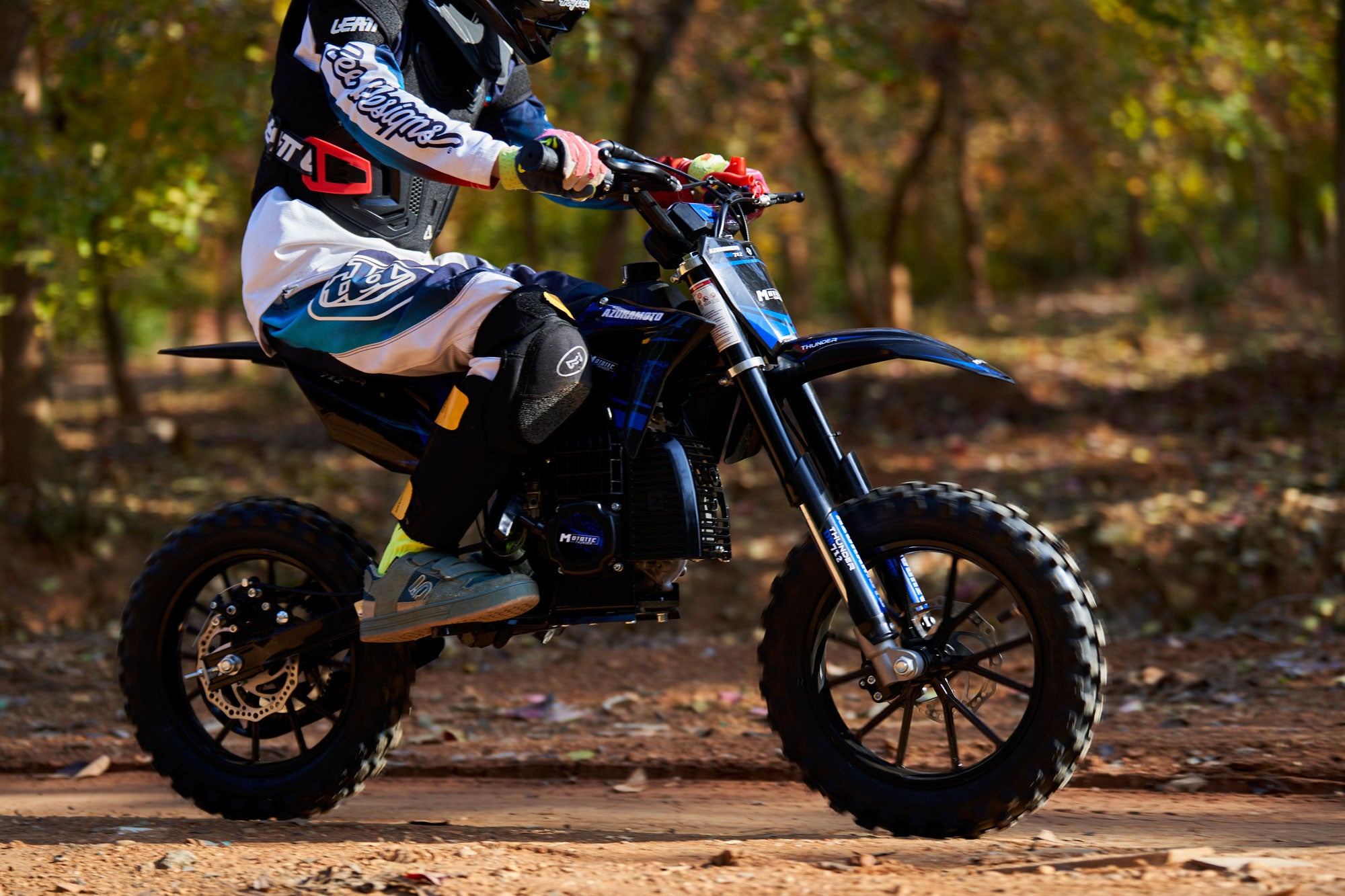 MotoTec Thunder 50cc Kids Gas Dirt Bike