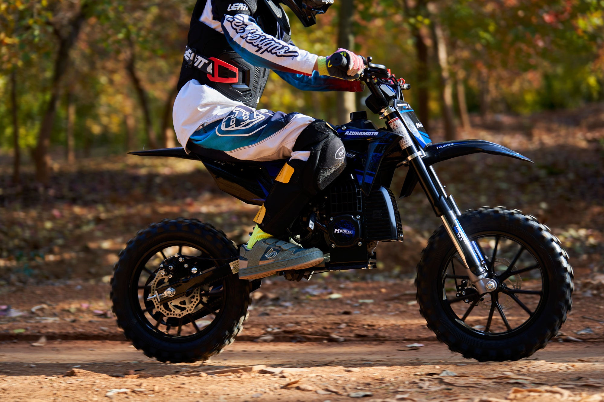 MotoTec Thunder 50cc Kids Gas Dirt Bike